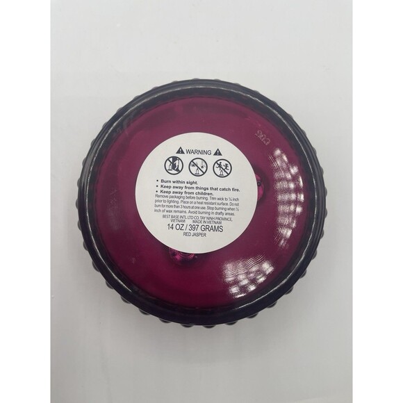 Red Jasper Soy Blend Candle 14 Oz. House of Harlow 1960 New HTF Tassel Charm - Picture 9 of 11